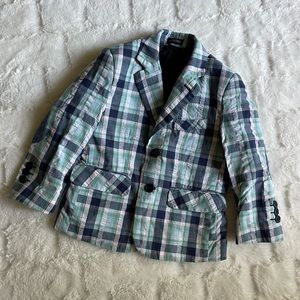 Boccaccio Boys jacket blazer size 5 patched sleeves